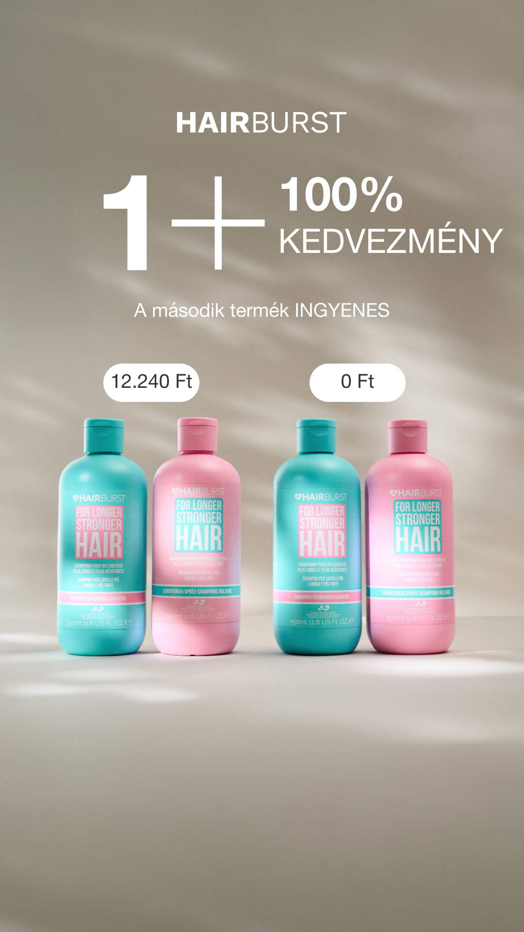 Hairburst Hungary Facebook ad