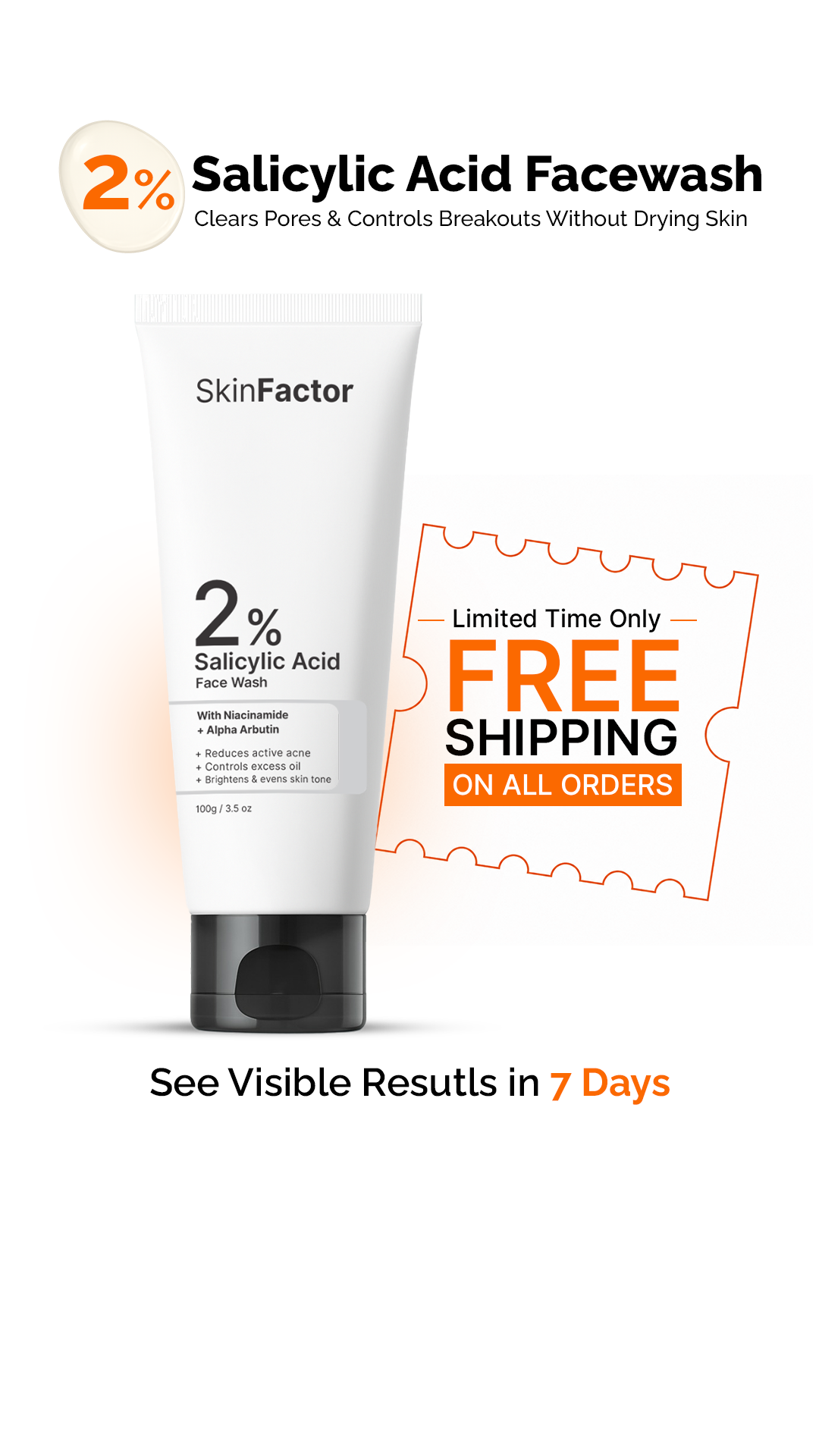 SkinFactor Facebook ad