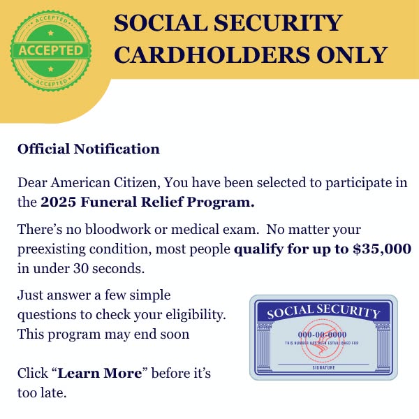 Senior Benefit Programs Facebook ad