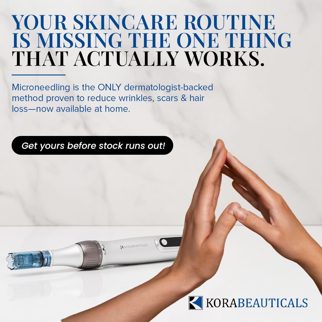 Korabeauticals Facebook ad from Aug 6, 2025