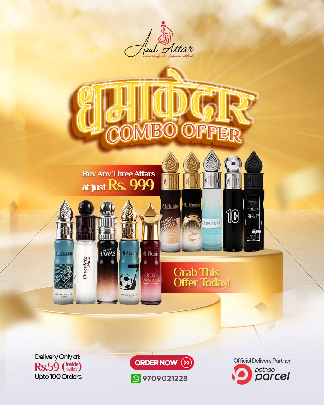 Azal Attar - Premium Perfumes Nepal Facebook ad