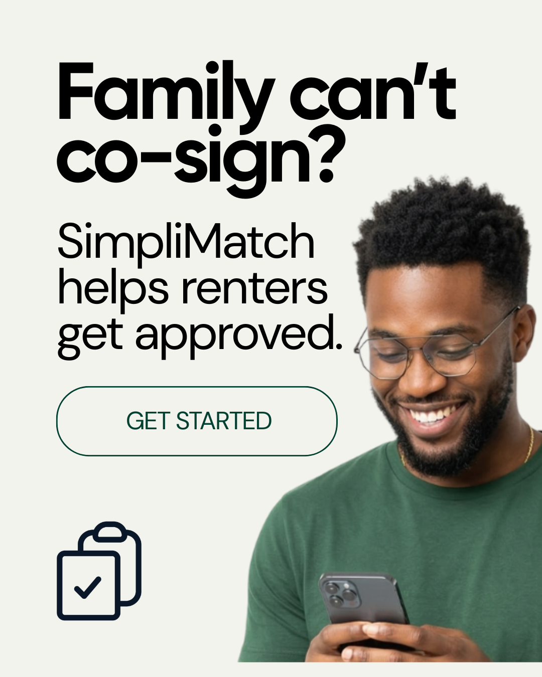 SimpliMatch Facebook ad: Need A Guarantor?