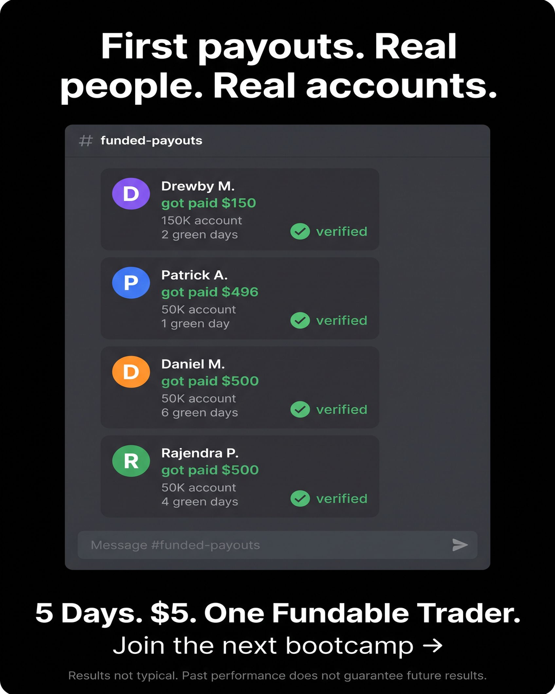 Michael Fal Facebook ad: Join The 5-Day Bootcamp For $5