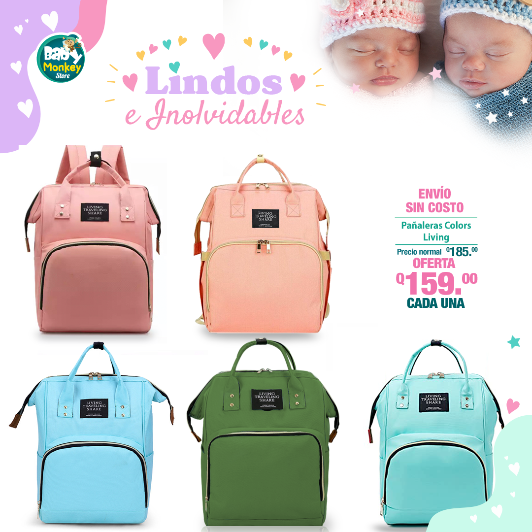 Baby Monkey Store Facebook ad: Pañalera tipo mochila OFERTA