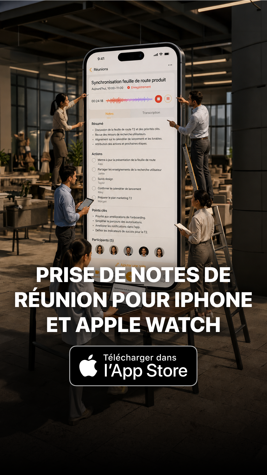 Notee: AI Note Taker Facebook ad