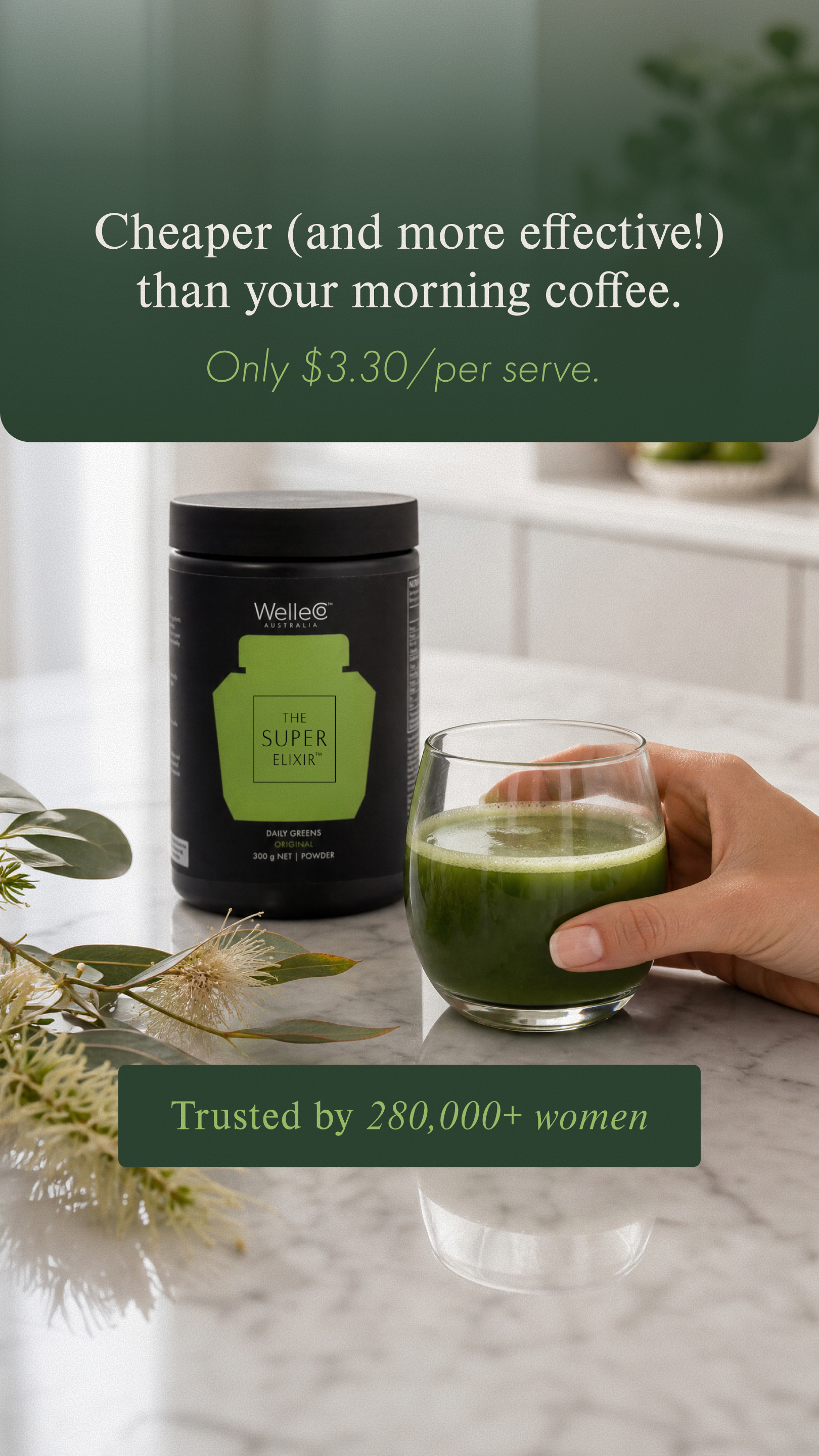 WelleCo Facebook ad