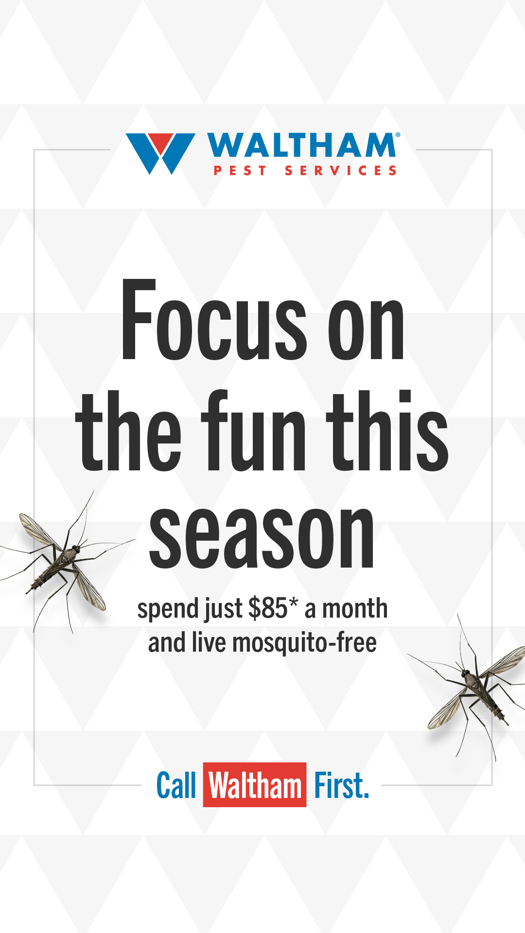 Waltham Pest Services Facebook ad