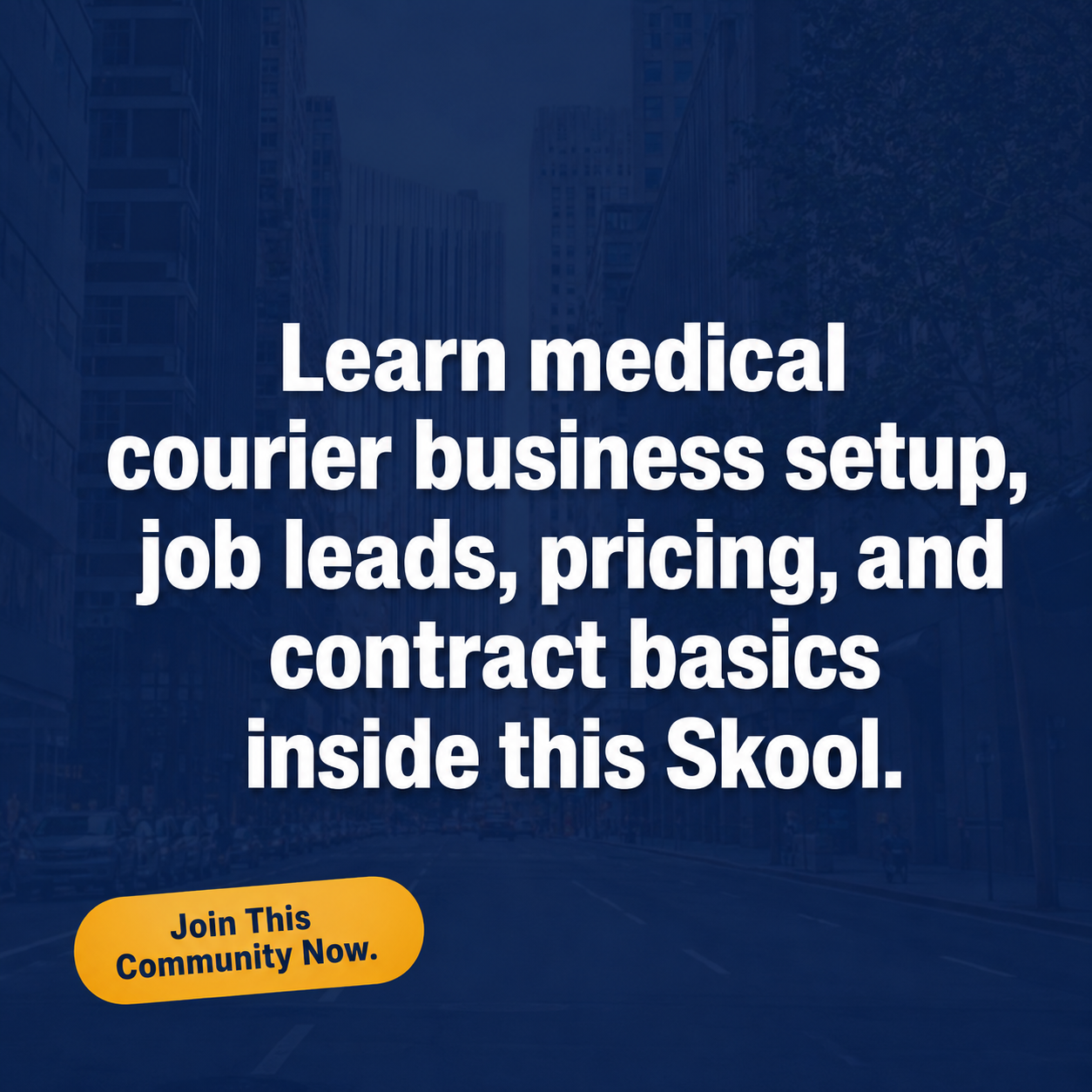 Skool Facebook ad