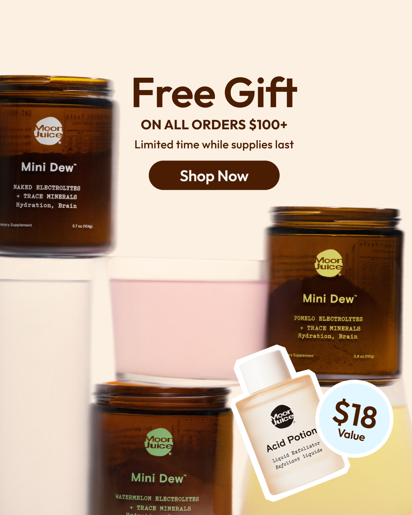 Moon Juice Facebook ad