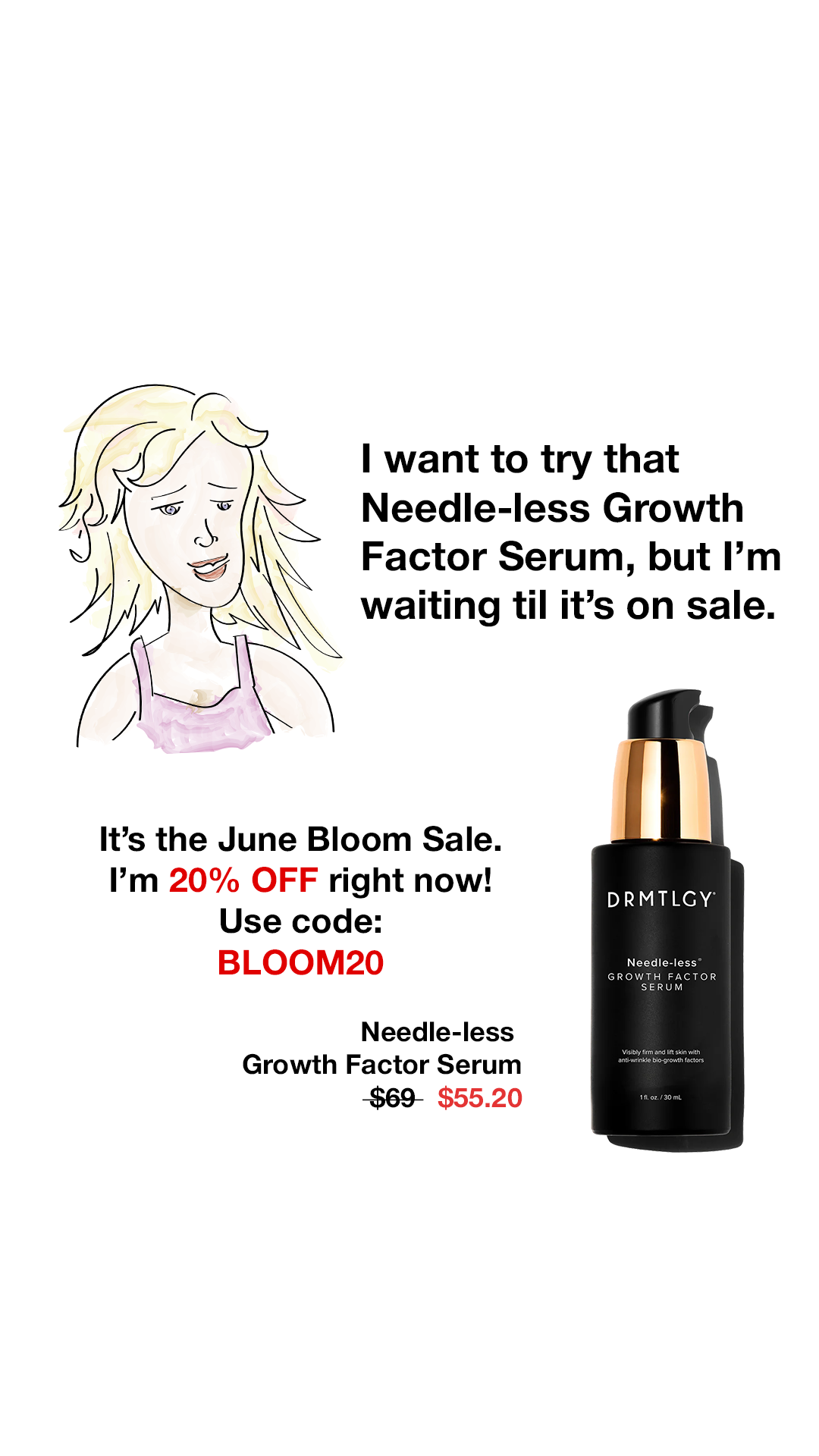 DRMTLGY Facebook ad