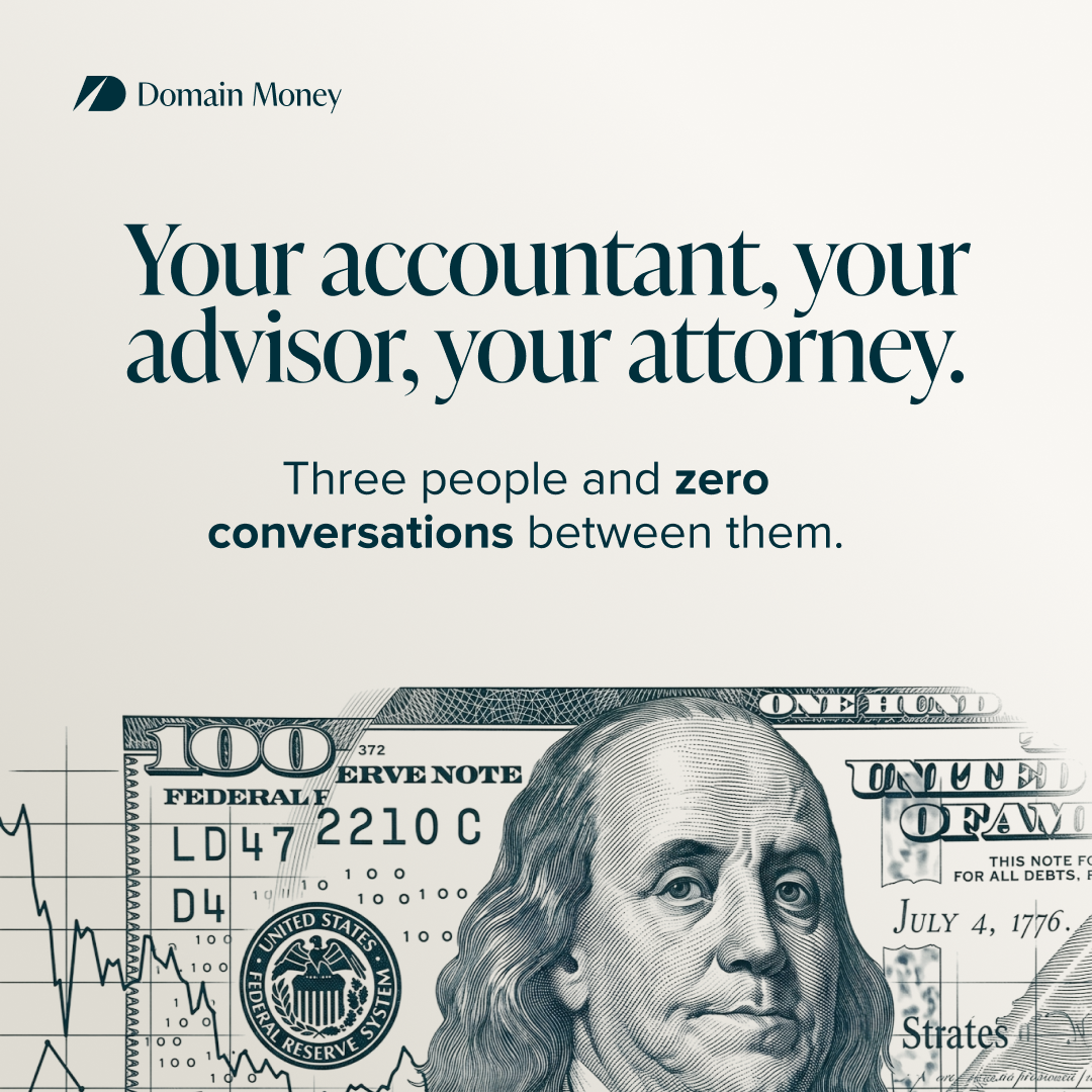 Domain Money Facebook ad: You’re earning more-now make sure your money is…