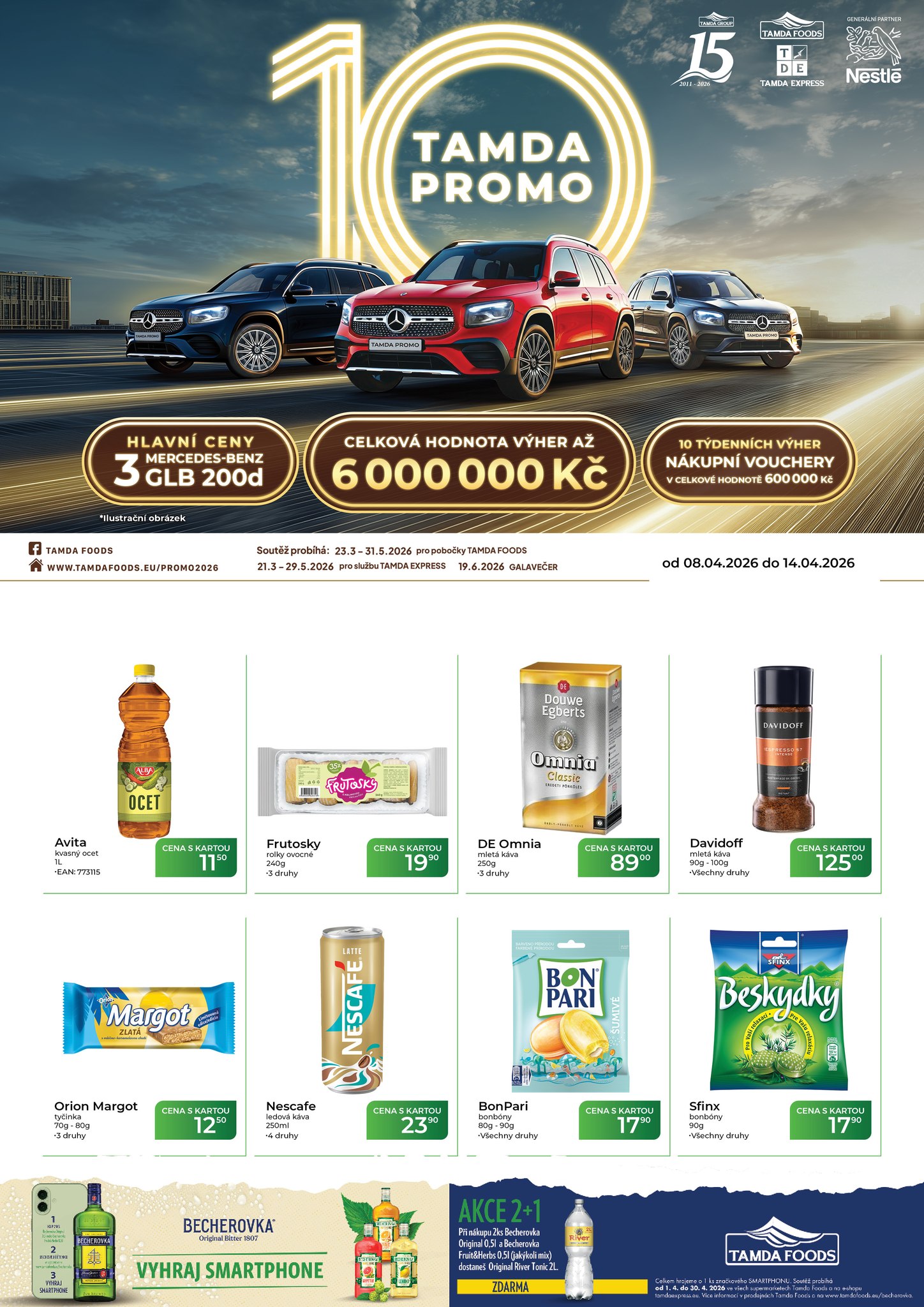 TAMDA FOODS Facebook ad: Objevte skvělé slevy na vaše oblíbené produkty!