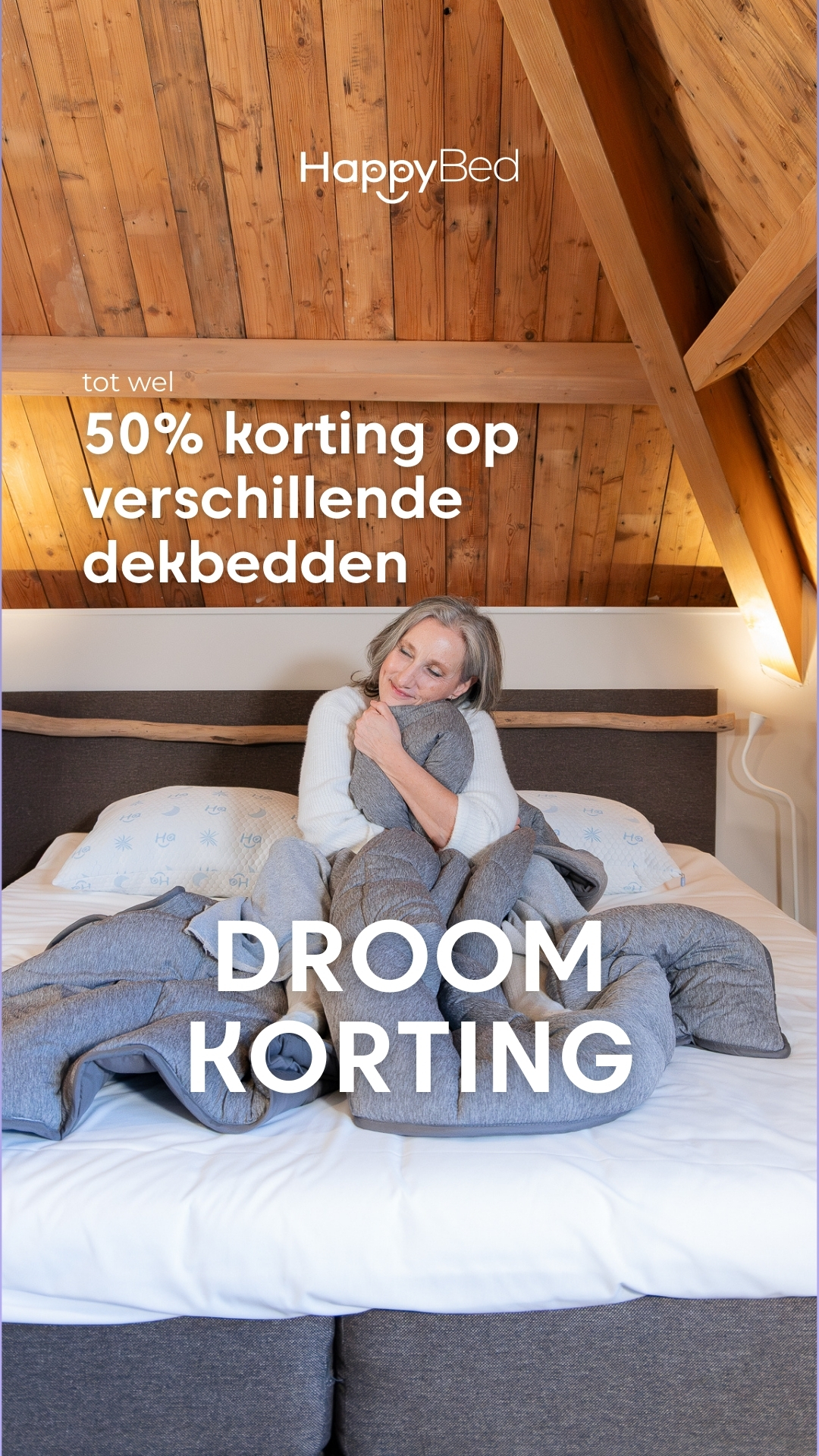 HappyBed Facebook ad
