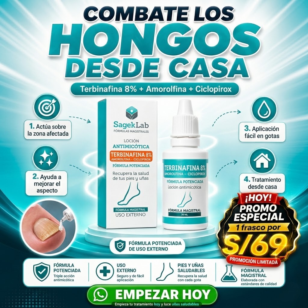 SagekLab - Perú Facebook ad: No Lo Dejes Avanzar, Recupera Tus Uñas