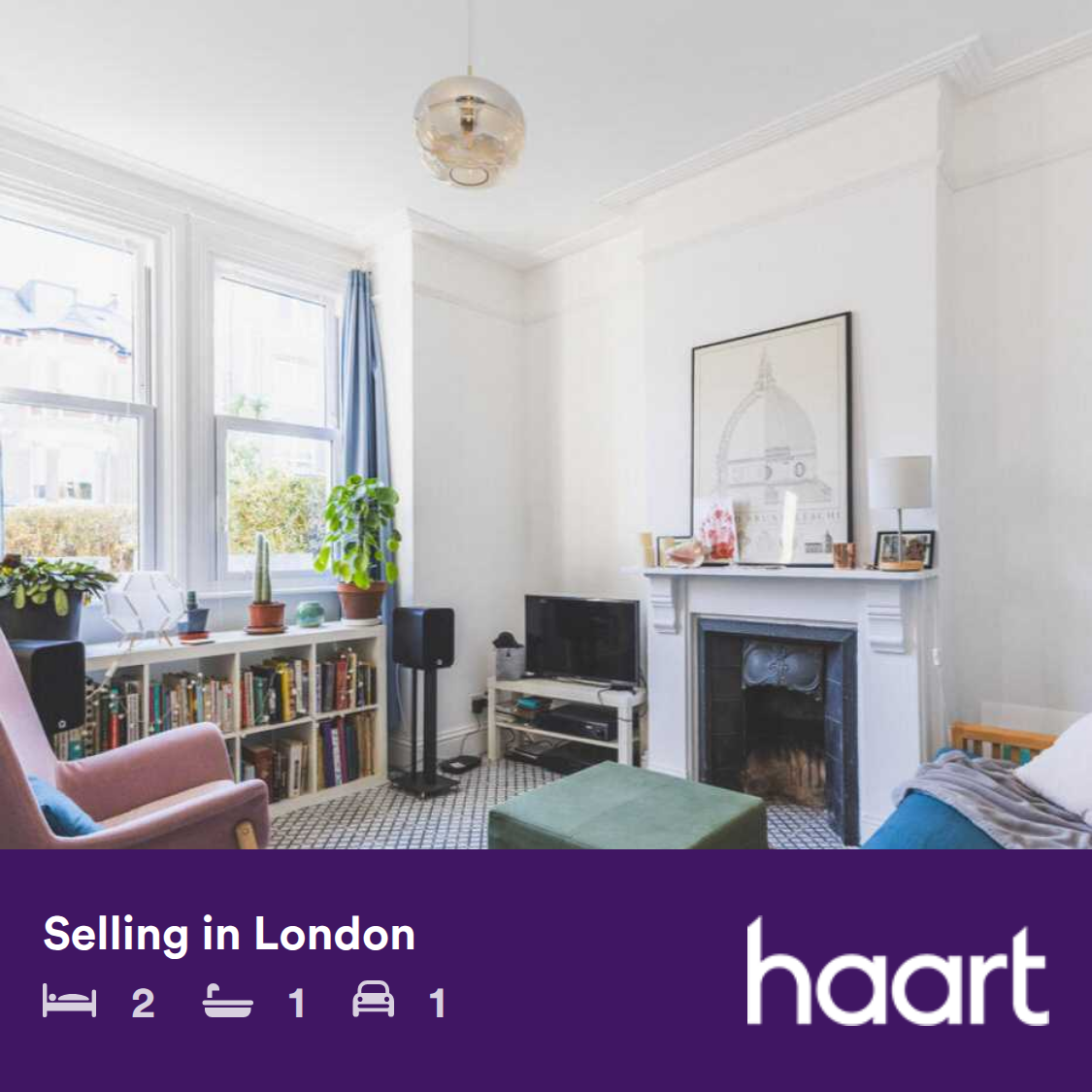 Dulwich haart Facebook ad: Nestled on one of East Dulwich’s most desirable family…