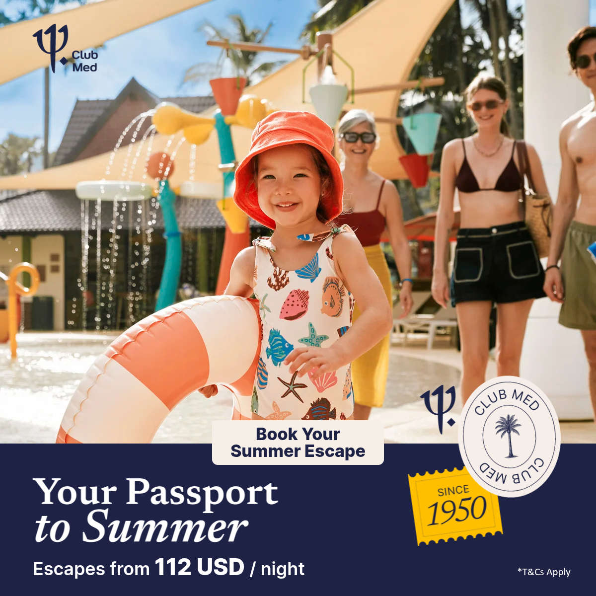 Club Med Facebook ad