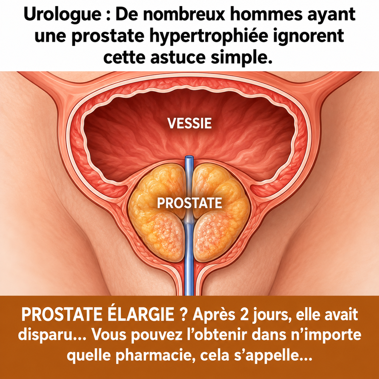 Le Journal de la Prostate Facebook ad: Hommes sous tamsulosine: votre état ne s’améliore pas.