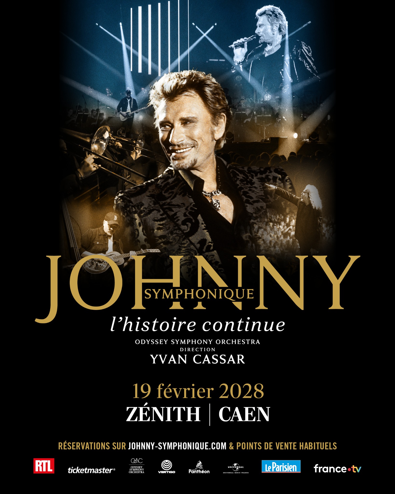 Johnny Symphonique Tour - Officiel Facebook ad: L’histoire continue… En tournée dans toute la France…