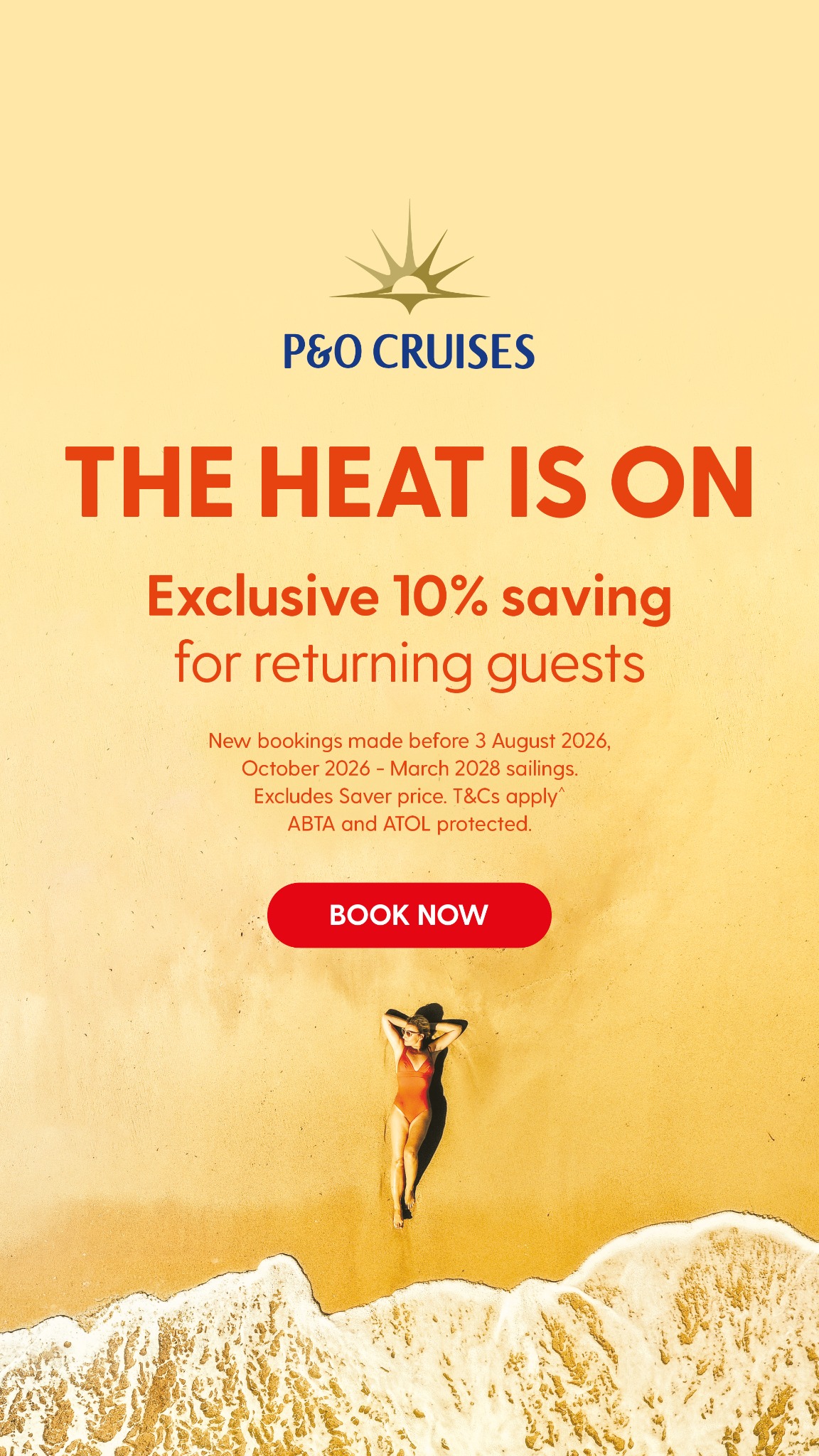 P&O Cruises Facebook ad