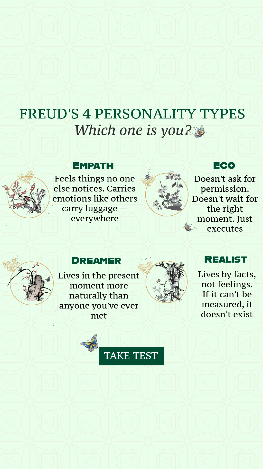 Personality Type Facebook ad