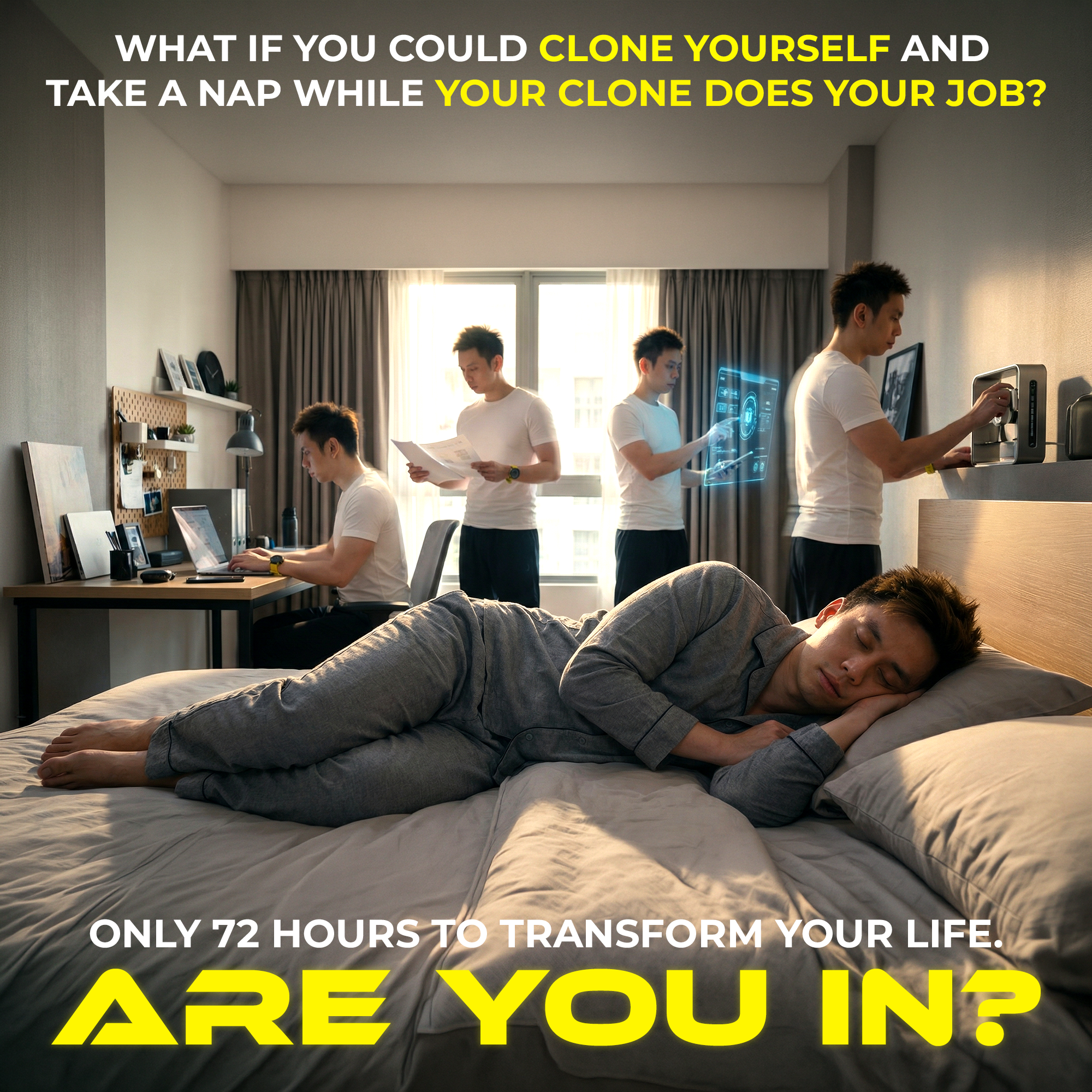 Peng Joon Facebook ad: Build Your Clone in 3 Days. Let Your Business Runs While…