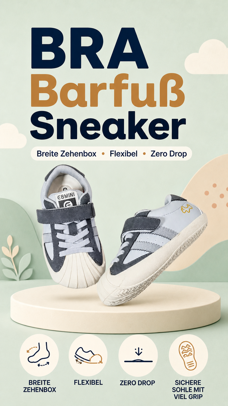 Ebmini - Kinder Barfußschuhe Facebook ad