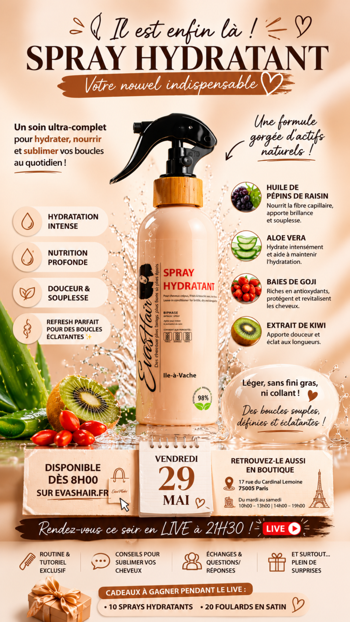 EvasHair Facebook ad