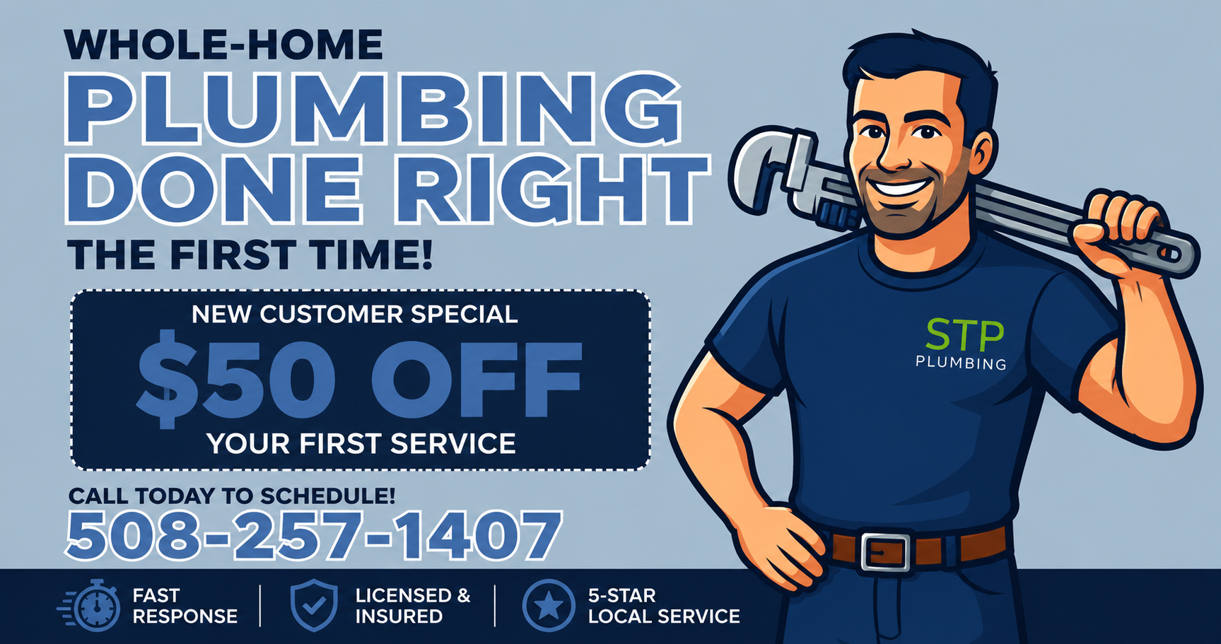 STP Plumbing Facebook ad