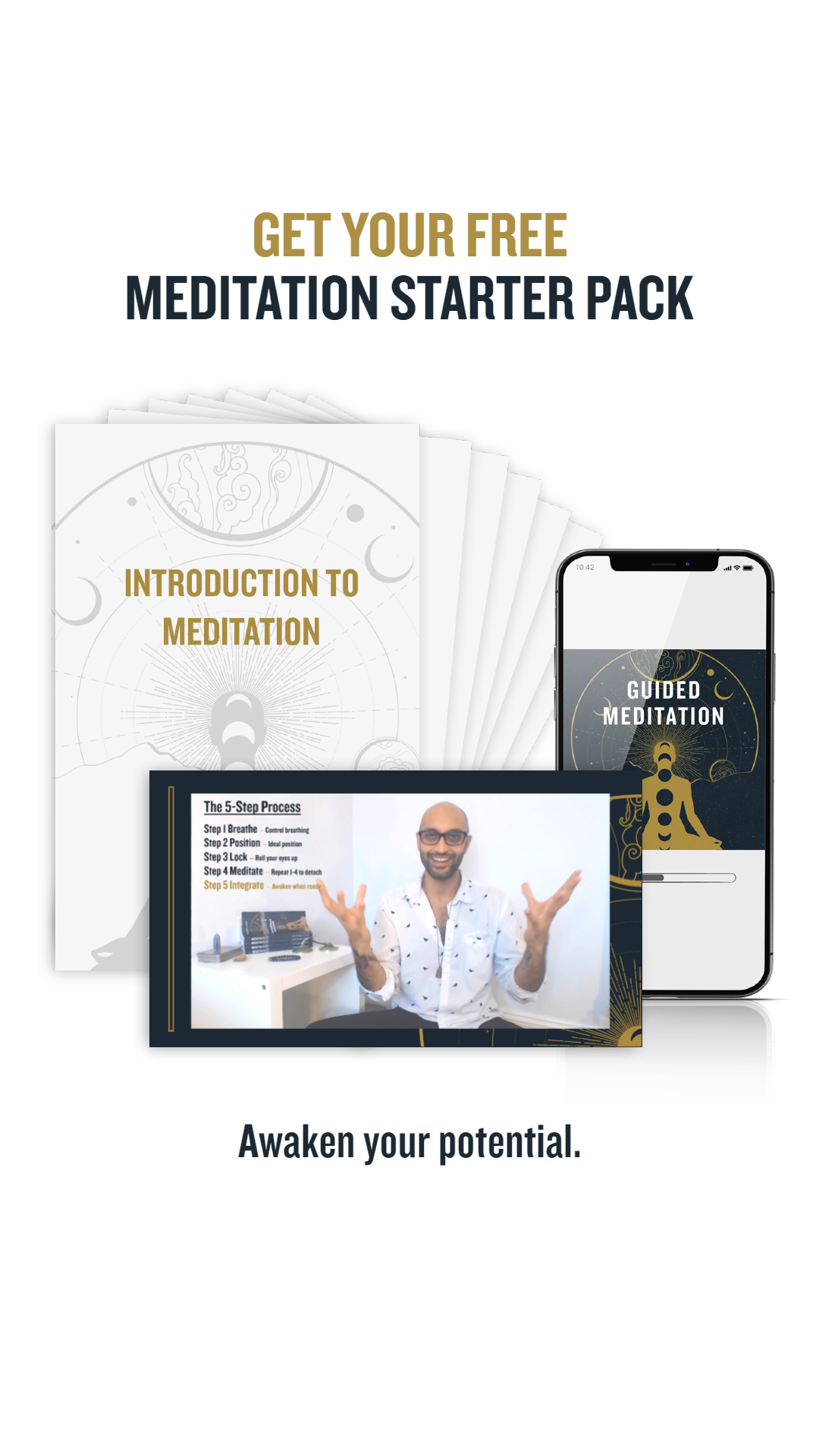 Meditate Facebook ad from Jan 16, 2023