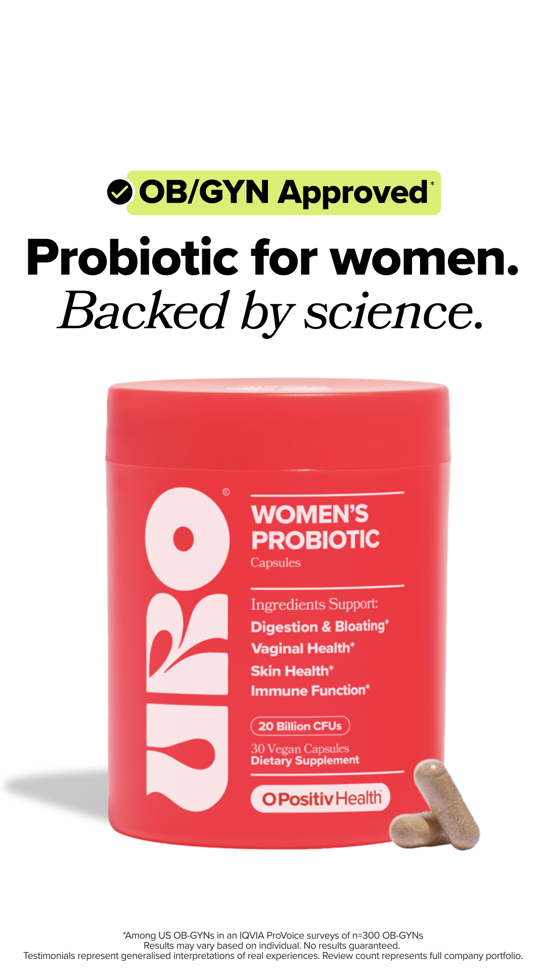 O Positiv Health Facebook ad