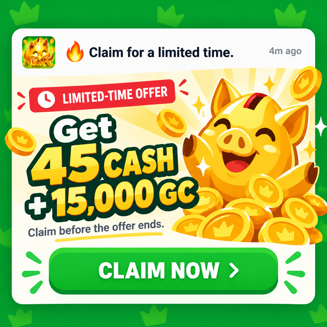 Omolucky Facebook ad from Oct 9, 2026