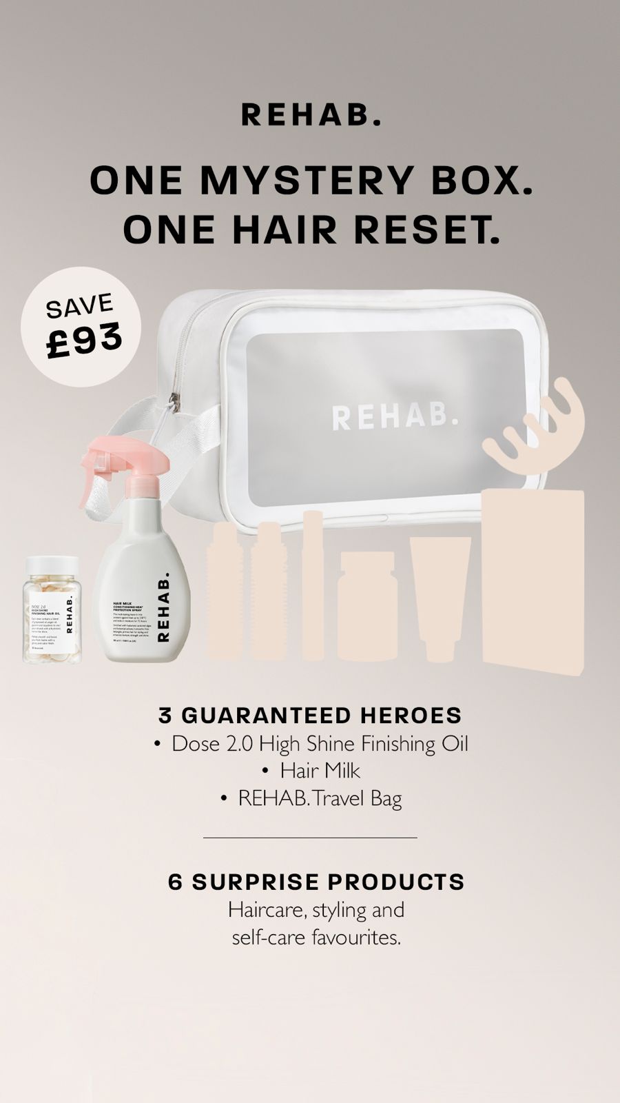 REHAB. your hair Facebook ad