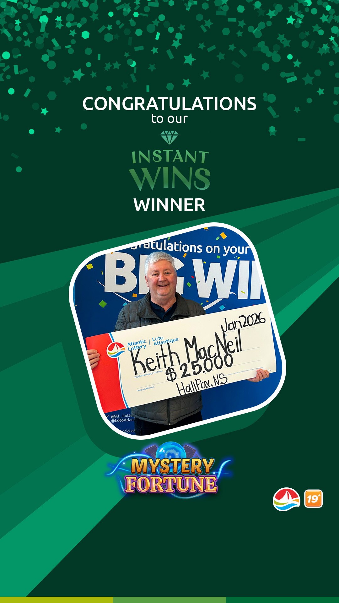 Atlantic Lottery / Loto Atlantique Facebook ad