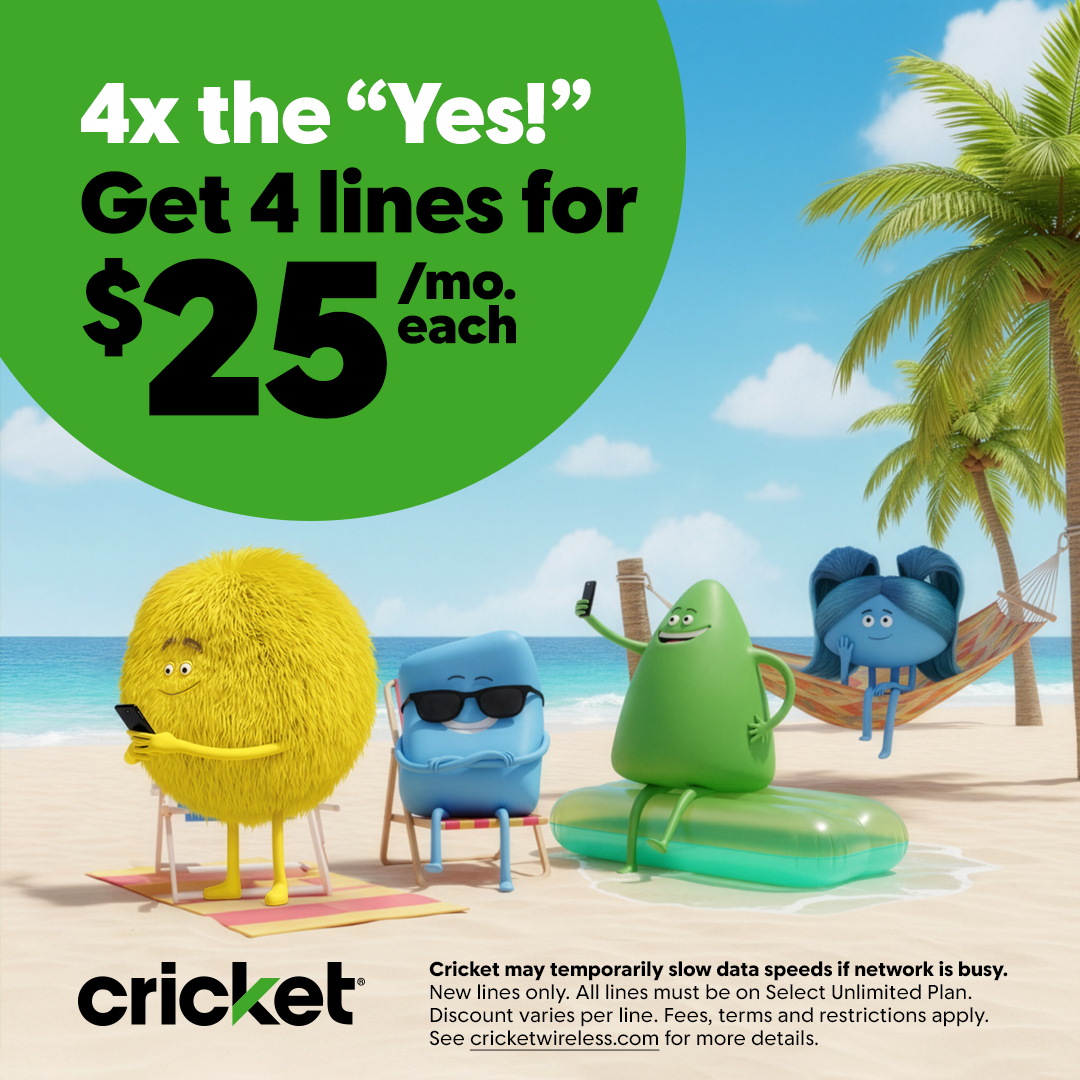 Cricket Wireless Facebook ad