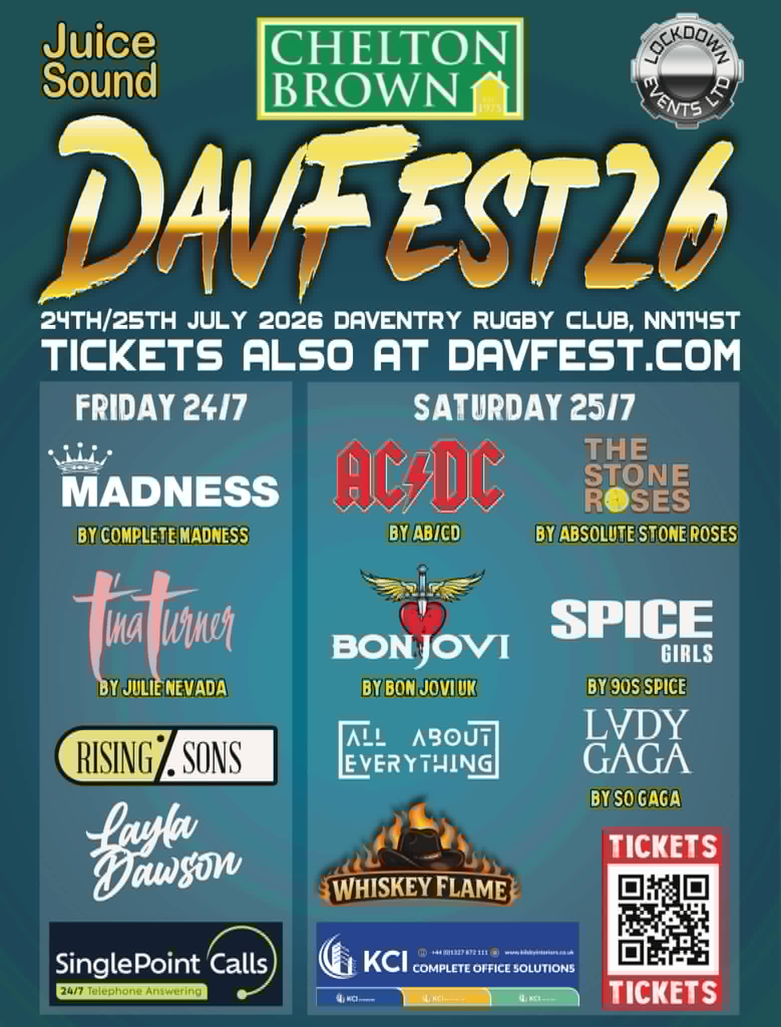 Davfest Facebook ad: DAVFEST 26, FIVE YEARS OF FESTIVAL MAGIC