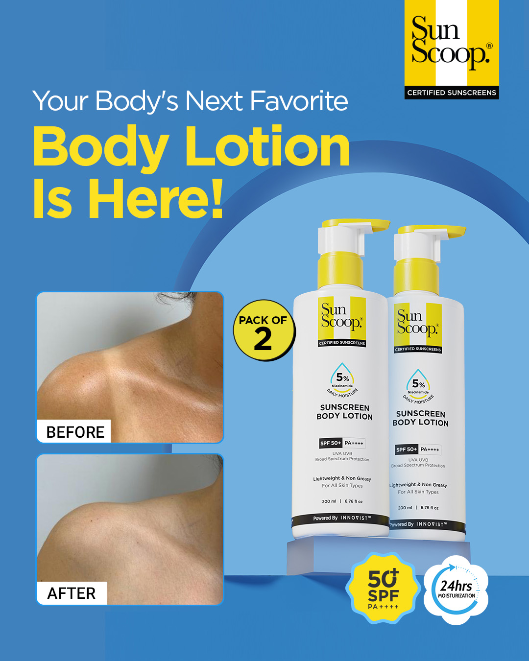 Sunscoop SPF Facebook ad