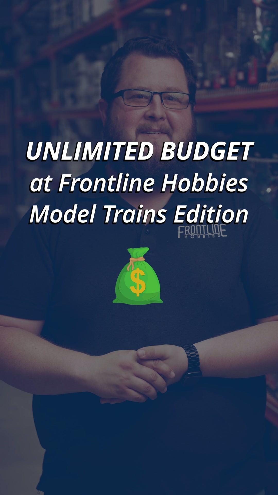 Frontline Hobbies Facebook ad: Model Trains for Every Hobbyist
