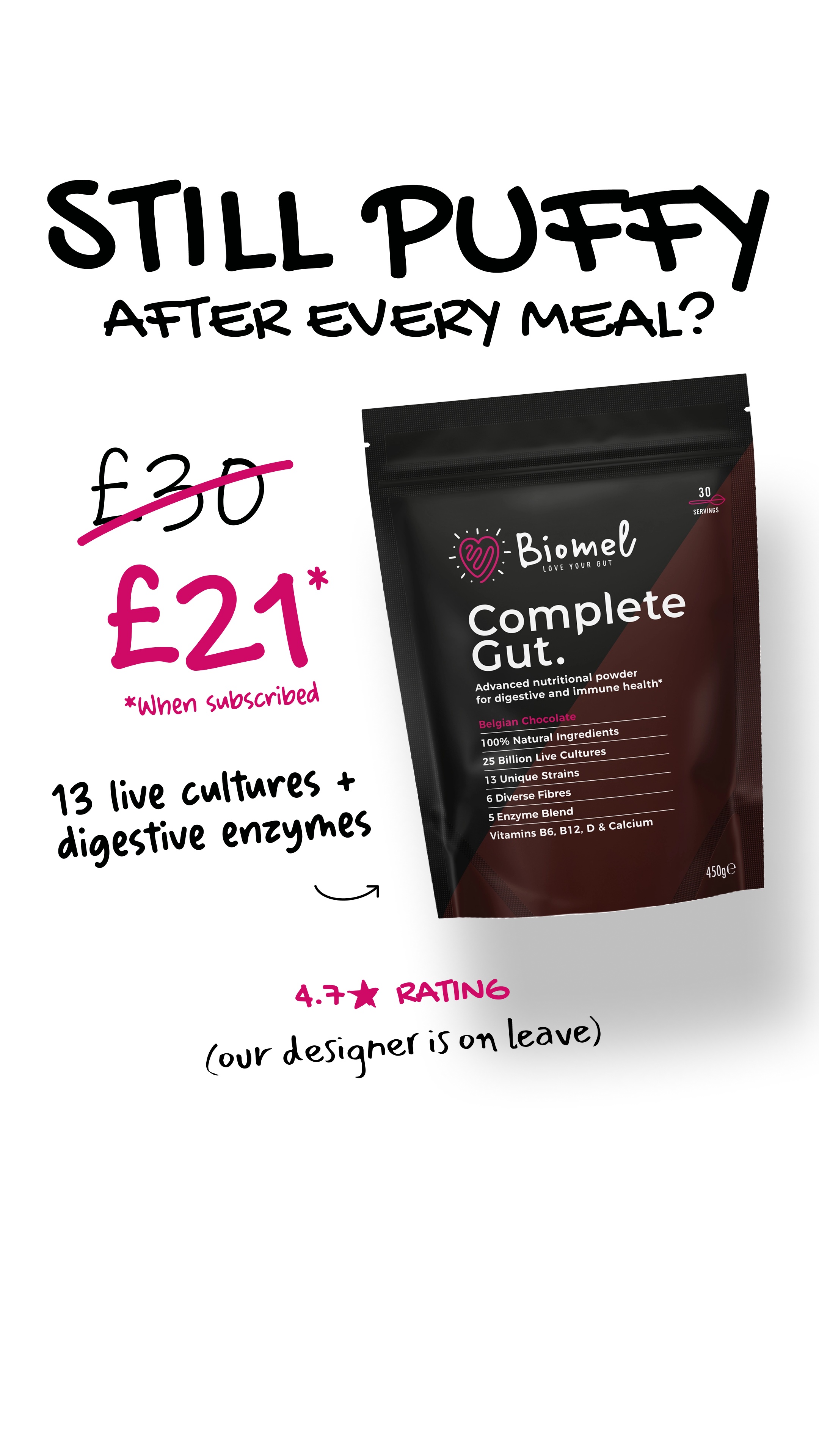 Biomel Facebook ad