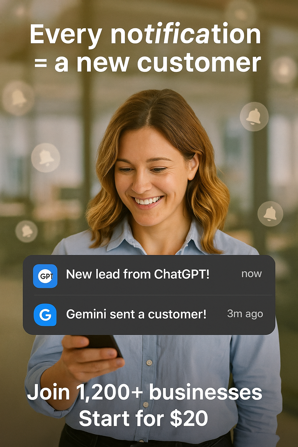 Updating.ai Facebook ad