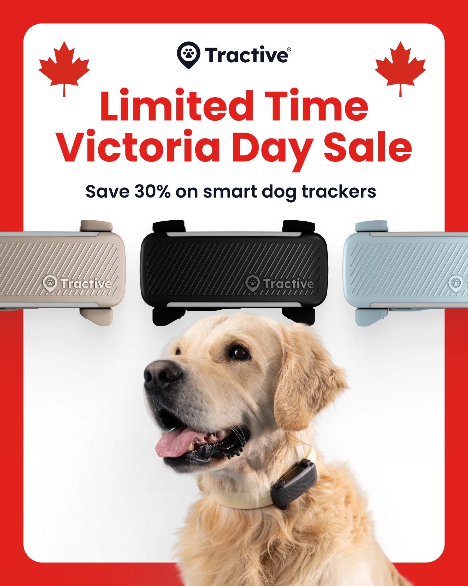 Tractive Facebook ad