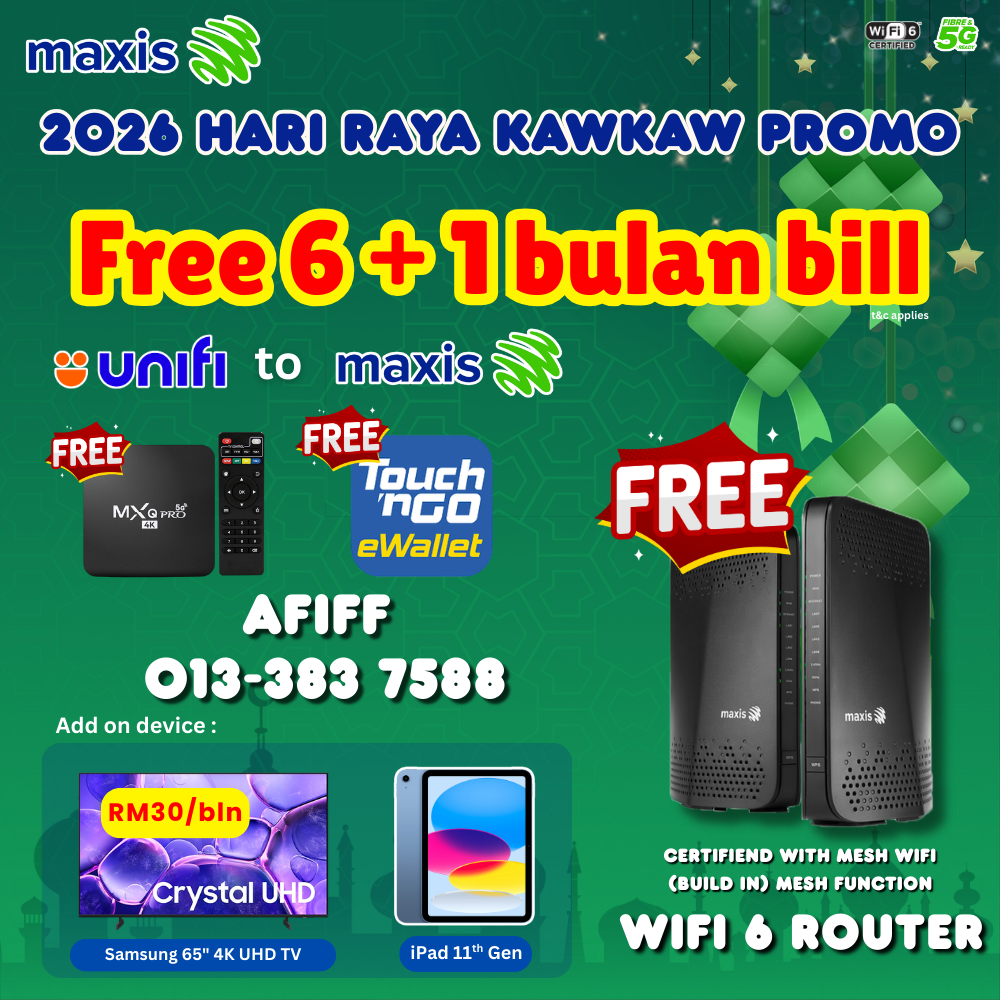 Maxis Home Fibre - YC Lee Facebook ad: ๐ฃ๐๐๐๐ ๐๐ฅ๐๐ ๐๐๐๐ง ๐๐ก๐๐