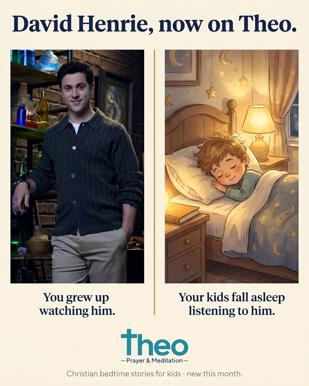 Theo: Prayer & Meditation Facebook ad