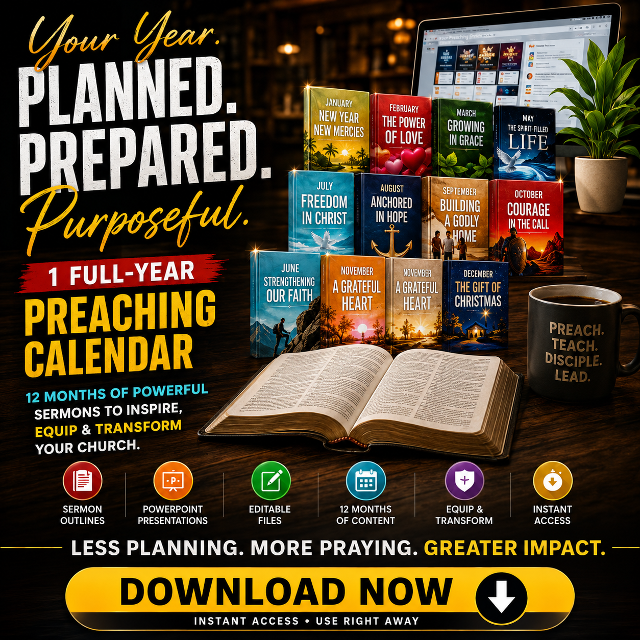 Thus Sayeth Facebook ad: Preach with Purpose, Not Pressure
