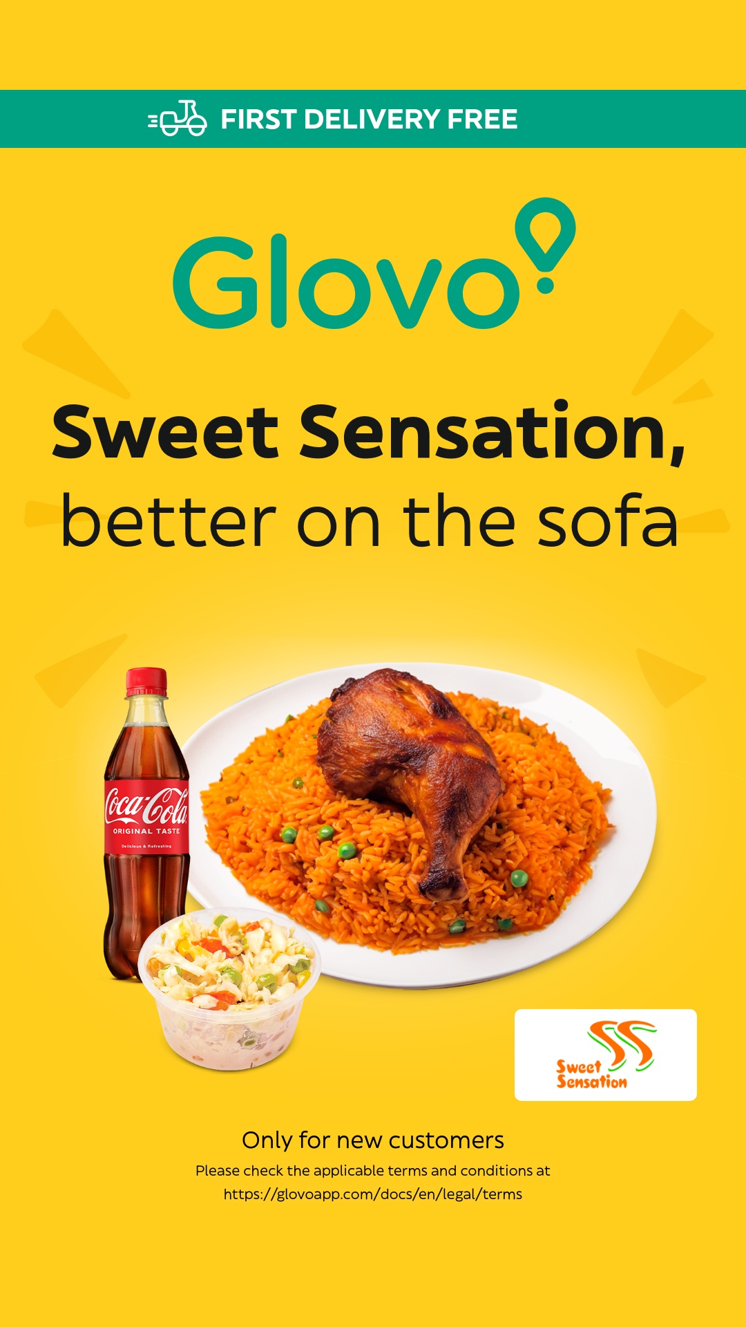 Glovo Facebook ad