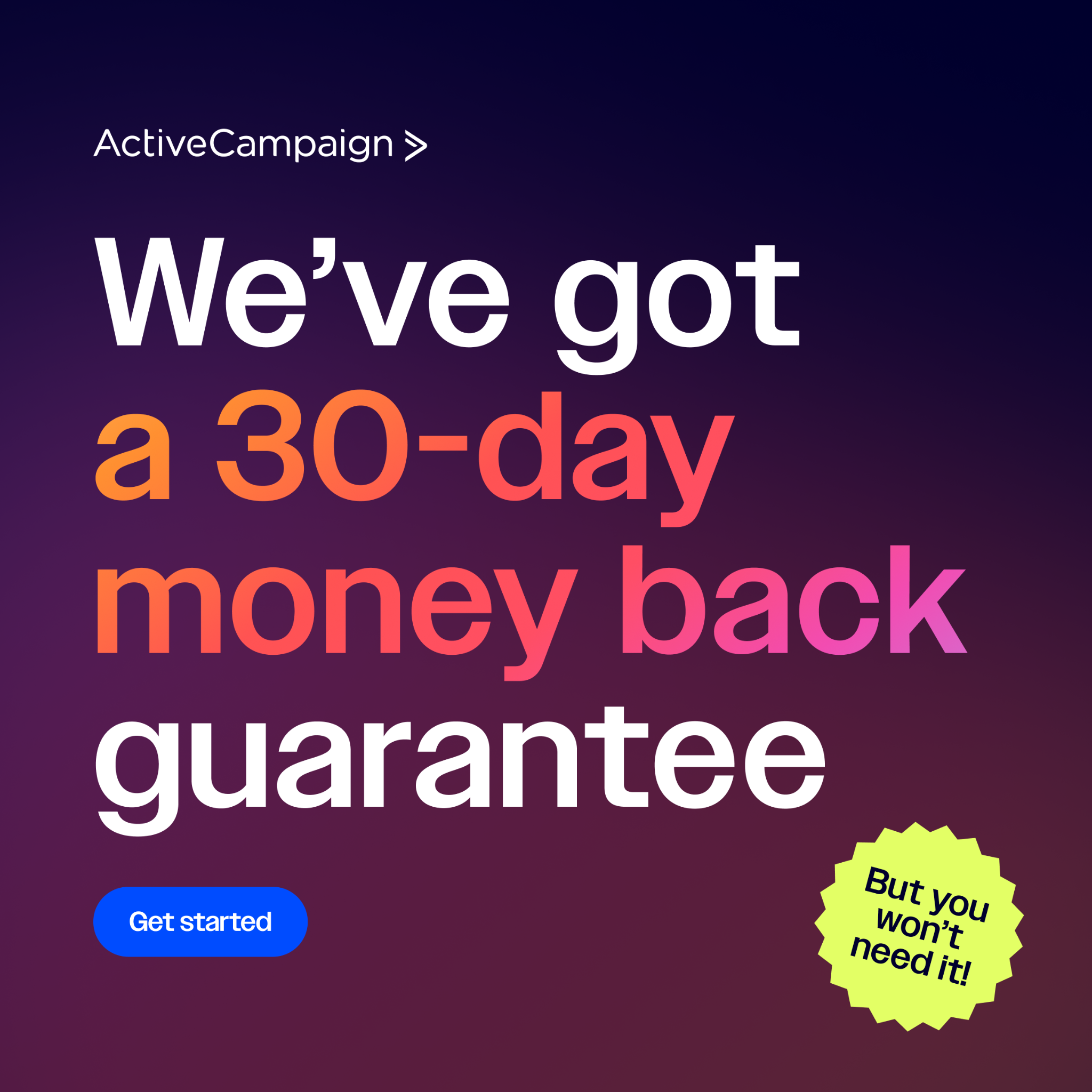 ActiveCampaign Facebook ad