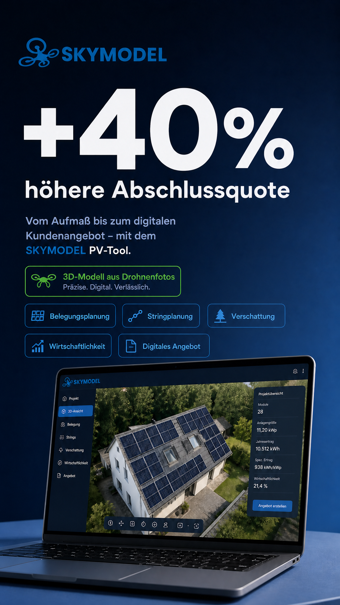 Skymodel Drohnenvermessung Facebook ad