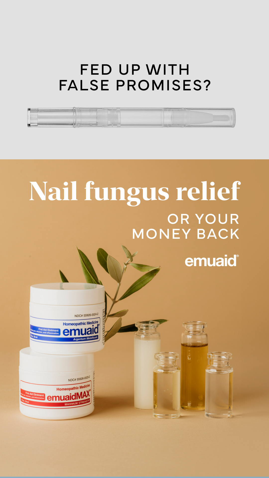 Emuaid Facebook ad