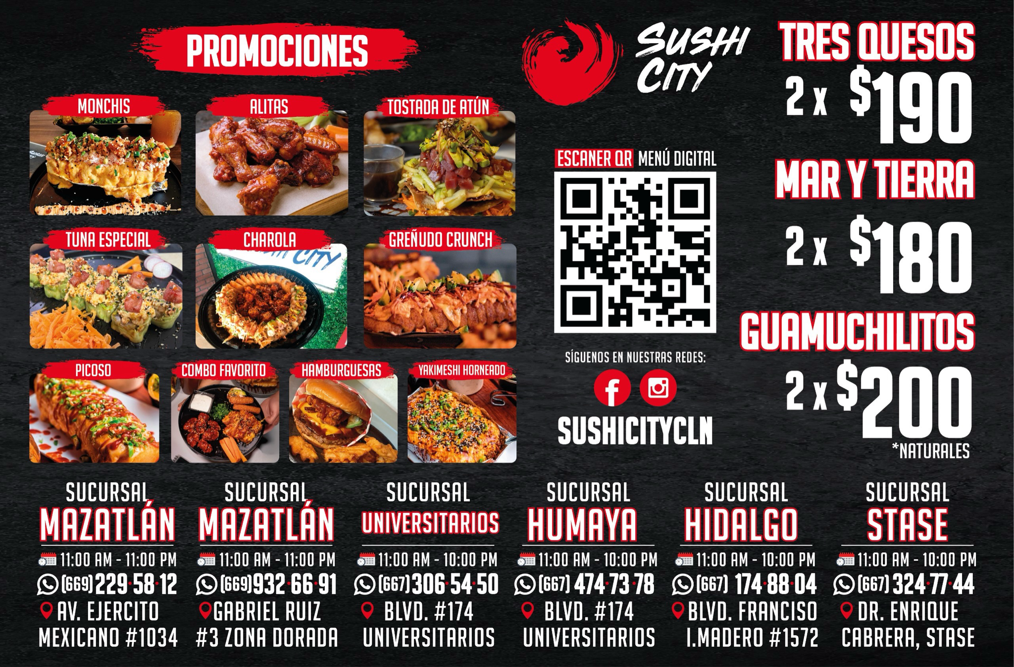 Sushi City Facebook ad from May 25, 2026