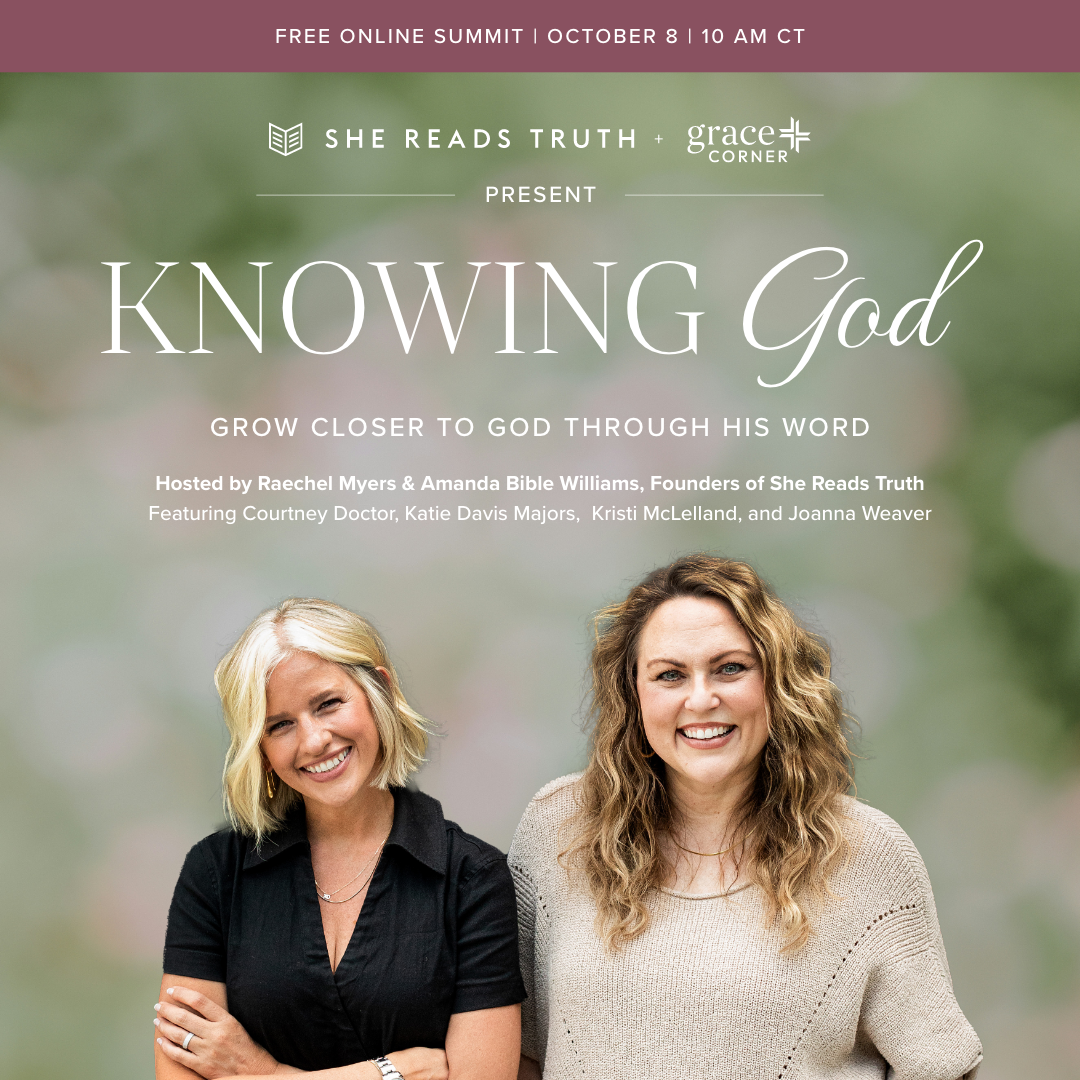 My Grace Corner Facebook ad: Join the FREE Knowing God Summit
