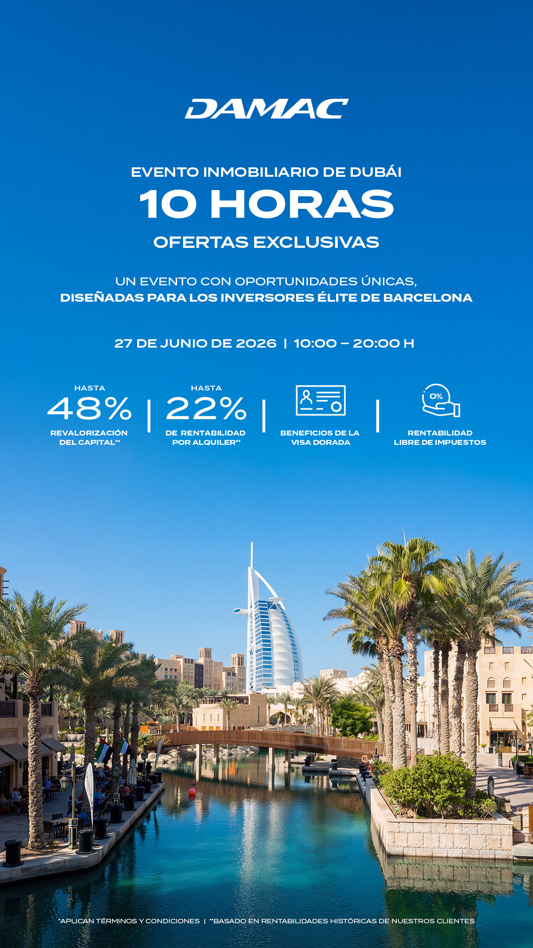 DAMAC Properties Facebook ad from May 20, 2026